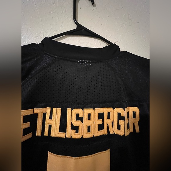 VINTAGE PITTSBURGH STEELERS BEN ROETHLISBERGER AUTHENTIC REEBOK JERSEY 48 NFL - Picture 5 of 13